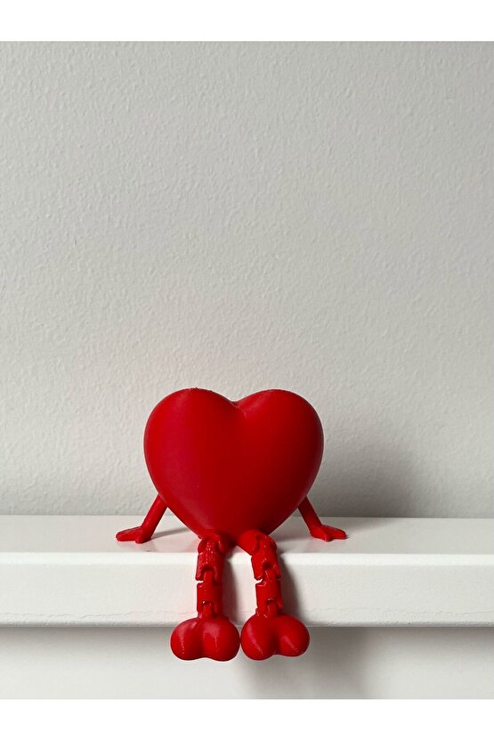 Sevimli Kalp Ayaklı Torpido Süsü Kalp Araba Süsü - Araç İçi Aksesuar Sevimli Kalp - Oto Aksesuarı