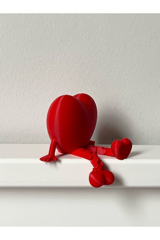 Sevimli Kalp Ayaklı Torpido Süsü Kalp Araba Süsü - Araç İçi Aksesuar Sevimli Kalp - Oto Aksesuarı