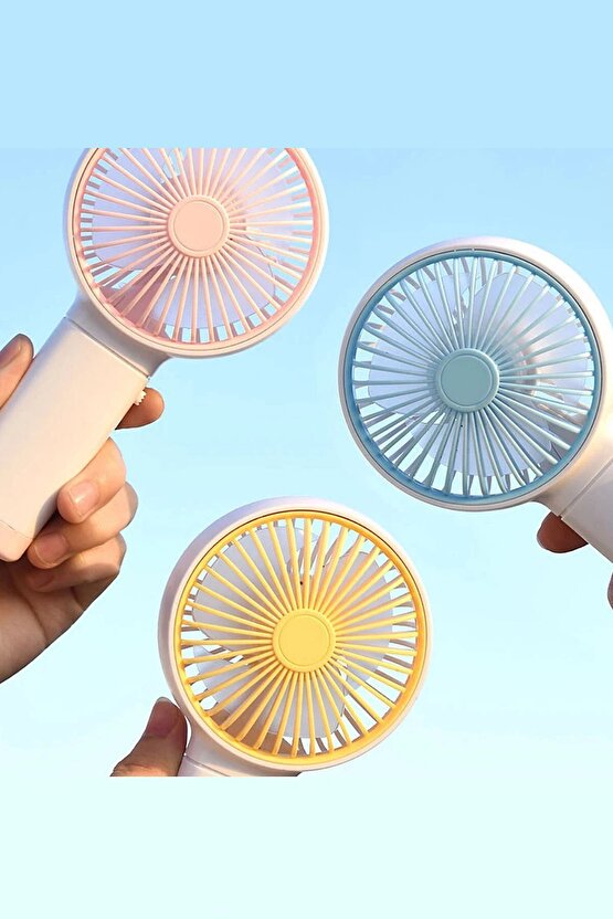 Taşınabilir Şarjlı Mini El Vantilatörü