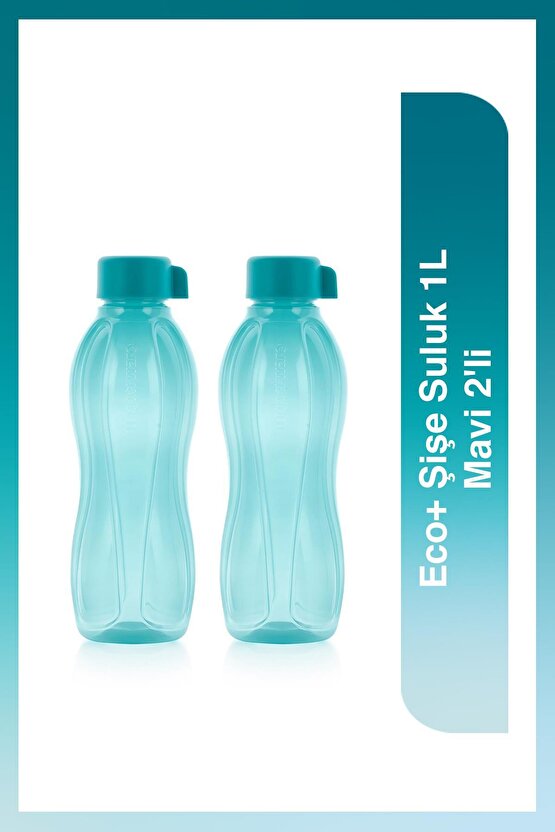 Eco Şişe 2li Suluk Ve Matara Mavi 1lt