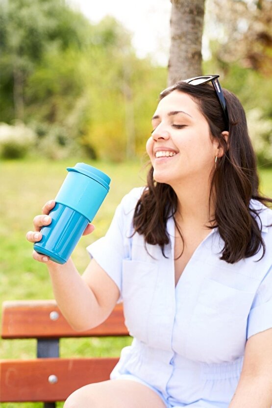 Hep Yanımda Kupam 490 Ml Mavi 2licanımevim