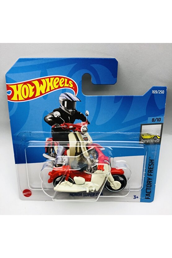 New - Yeni Honda Super Cub Mini Motosiklet 1:64 Ölçek Hotwheels Marka 810