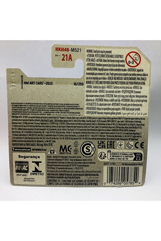 Yeni - New 70s Van Art Cars Series Mini Araba 1:64 Ölçek Hotwheels Marka 210