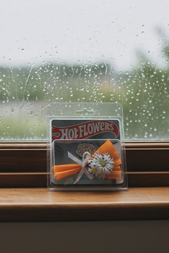 Hot Flowers Beyaz Papatyalı Minik Buket