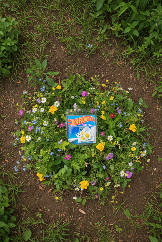 Hot Flowers Kır Çiçeği Temalı Minik Buket