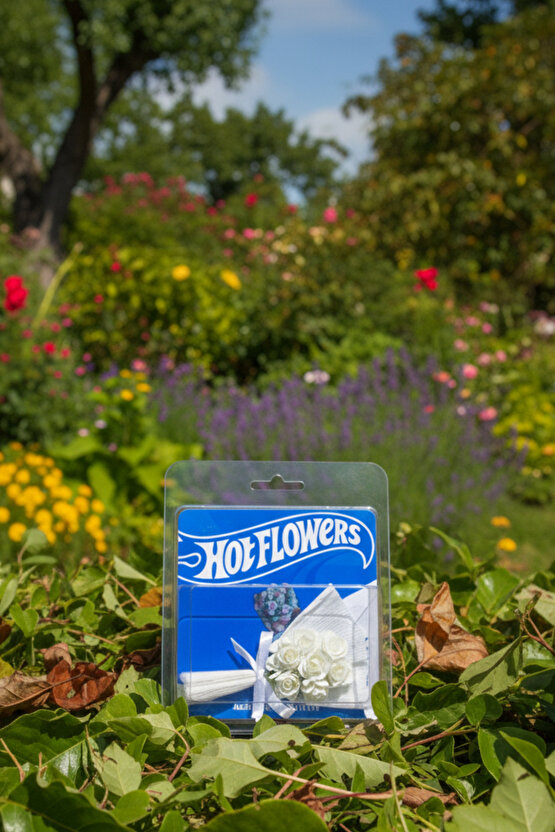 Love Flowers Özel Seri Sevgiliye Hediye Minik Beyaz Gül Buketi