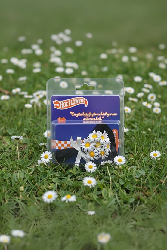 Aynalı Minik Papatya Buketi Hot Flowers Sevgiliye Özel Hediye Love Flowers