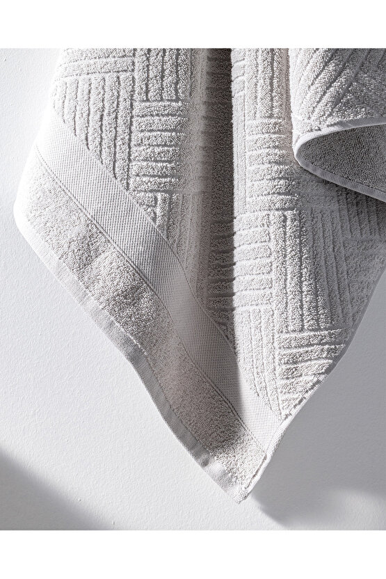 Etienne %100 Pamuk Banyo Havlusu - Gri