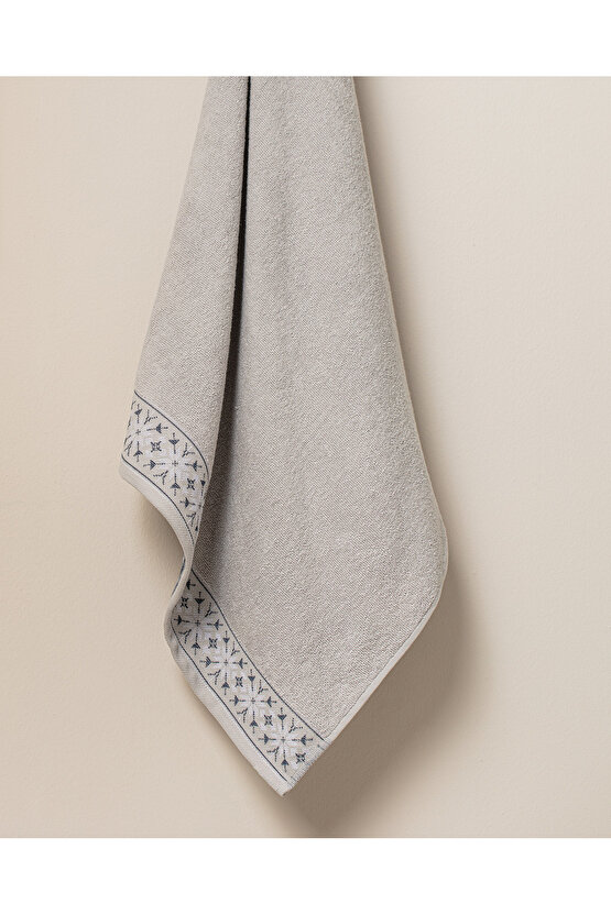 Caresse %100 Pamuk Banyo Havlusu - Gri - 70x140 cm