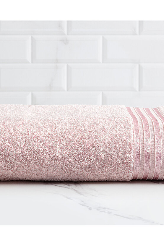 Maynor Bordürü Floşlu Banyo Havlusu
