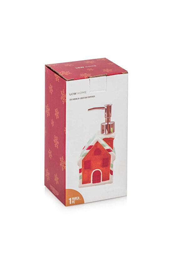 LCW HOME Kahverengi Yılbaşı Temalı Seramik Sıvı Sabunluk