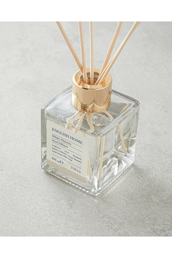 Beyaz Çiçekler Çubuklu Oda Kokusu 100 ml