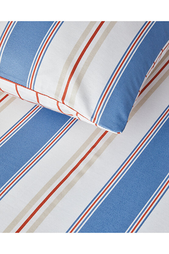 Natural Lines Çift Kişilik Nevresim Seti Mavi