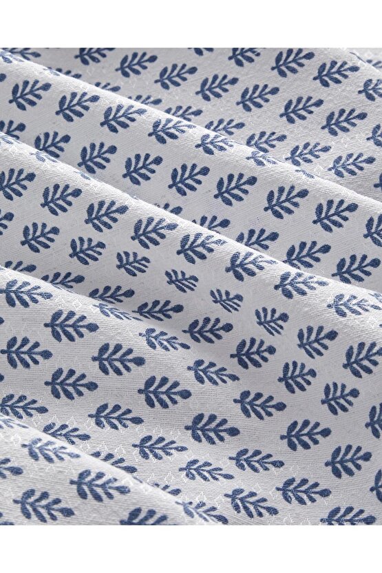 Pure Leaves Ecosoft Tek Kişilik Pike 150x220 cm Mavi