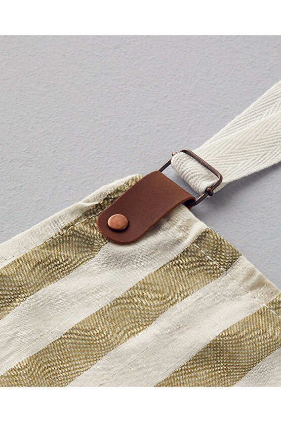 Cooker Pamuk-Keten Mutfak Önlüğü 70x55 Cm Yeşil