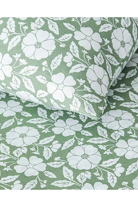 Parterre Kolay Ütülenir Tek Kişilik Nevresim Takımı Açık Yeşil