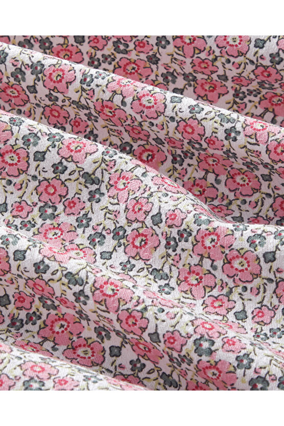 Bright Floral Ecosoft Çift Kişilik Pike 200x220 cm Pembe
