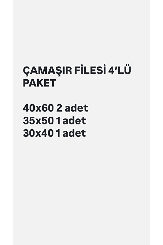 ÇANAŞIR FİLESİ 4’LÜ PAKET