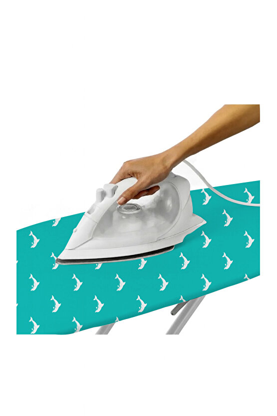 Comfort Turkuaz Ütümasası Örtüsü Kılıfı1 Adetkoruyucu File Ütüleme Pedi Hediyeli Ironing Cover