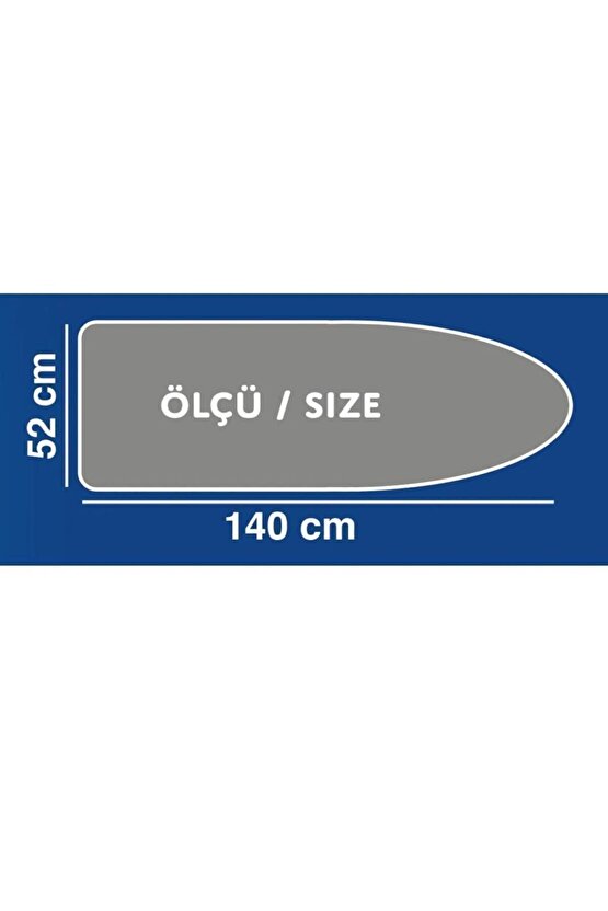 (HEDİYELİ)COMFORT GRİ ÜTÜ MASASI KILFI BEZİ ÖRTÜSÜ( 1AD ÜTÜLEME FİLESİ HEDİYE)