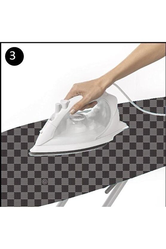 King (52X140CM) Gri Ütü Masası Kılıfı (ÜTÜ MASASI &AKSESUARLARI , EV GEREÇLERİ , EV TEKSTİLİ)