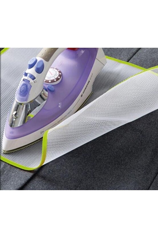 Silikon Ütü Altlığı+ Konfeksiyon Buhar Ütü Eldiveni (ütü masası bezi örtüsü kılıfı, DİKEY ÜTÜ)