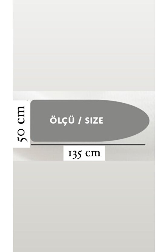 Luxury Rainbow Ütü Masası Kılıfı Bezi Örtüsü (50X135CM)