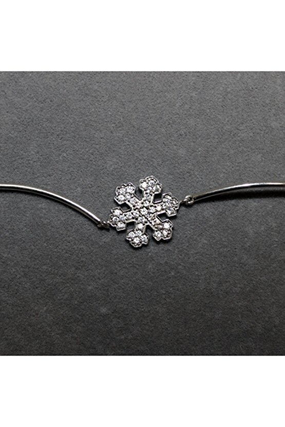 Şarnelli Kar Tanesi Bileklik