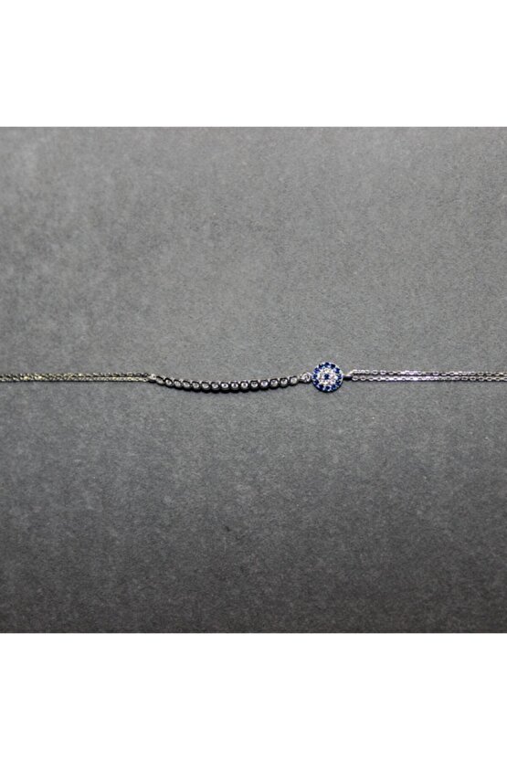 Kadın Gümüş Taşlı Bileklik