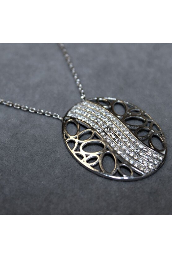 Osmanlı Motif Oval Kolye