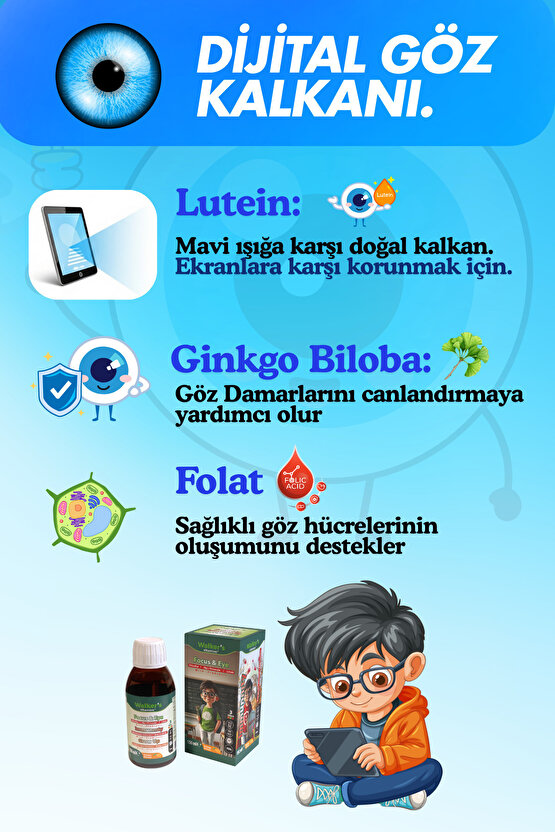 Kids Okula Dönüş Paketi – Krill Oil Omega-3 + Focus Eye | Göz, Zihin, Bağışıklık