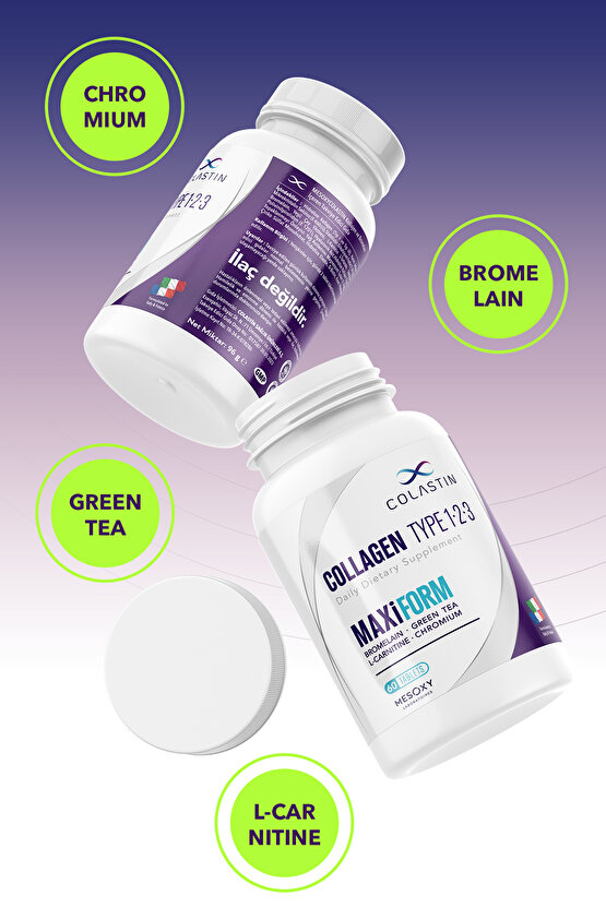 Maxiform Kolajen 1-2-3 Güzellik Ve Form Bir Arada 3 Al 2 Öde 180 Tablet