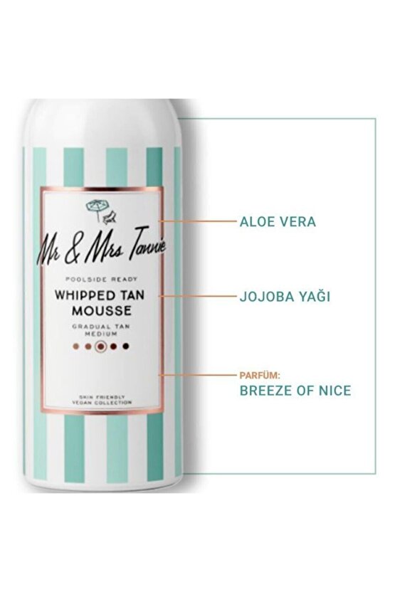 Yoğunlaştırılmış Bronzlaştırıcı Köpük 200 Ml