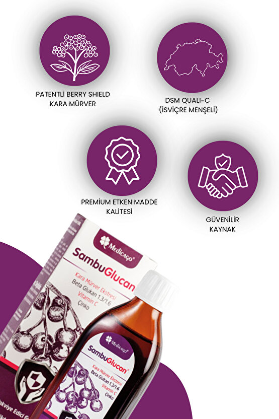 SambuGlucan Şurup 150 ml