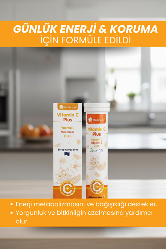 Vitamin C Plus 20 Efervesan Tablet