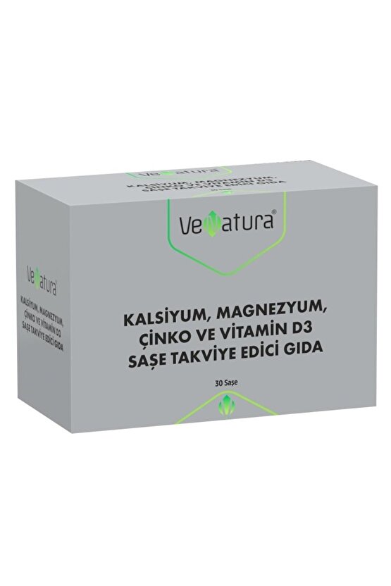 Kalsiyum Magnezyum Çinko Vitamin D3 30 Saşe