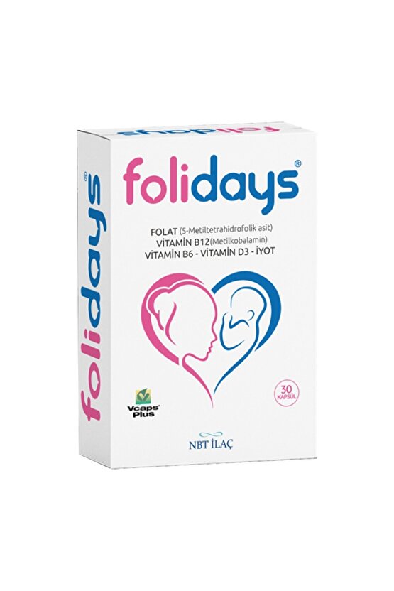 STD NBT Life Folidays 30 Kapsül Gıda Takviyesi ( TEKLİDİR )