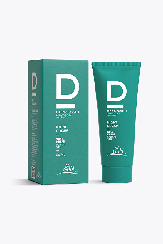 Acgun Sivilce ve Akne Karşıtı Onarıcı Gece Kremi | Yüz Leke Kremi | Salisilik Asit | 30 ml