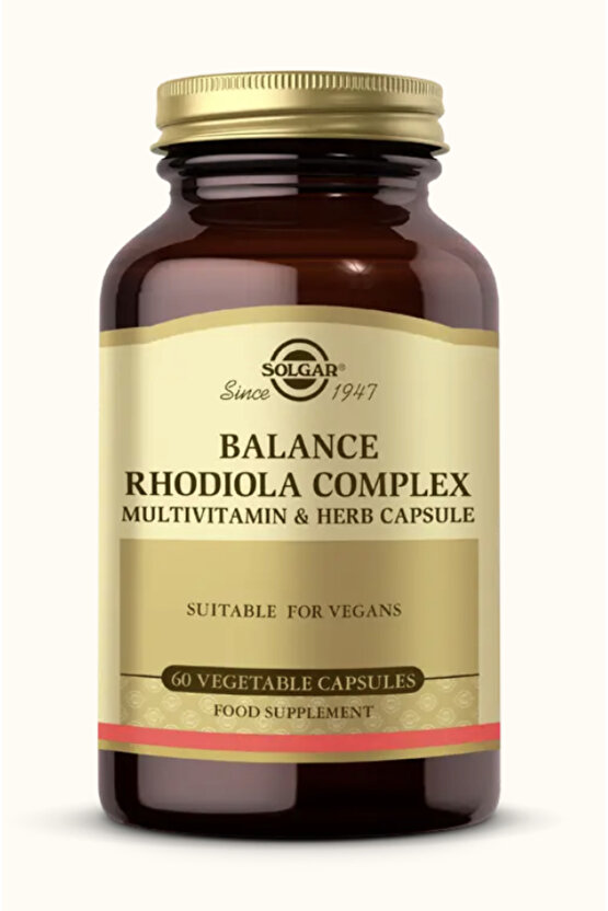 Balance Rhodiola Complex 60 Kapsül