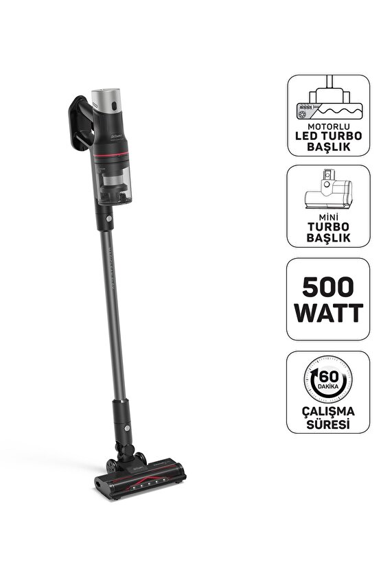 MagiClean Flex Dikey Şarjlı Süpürge Siyah - AR4209