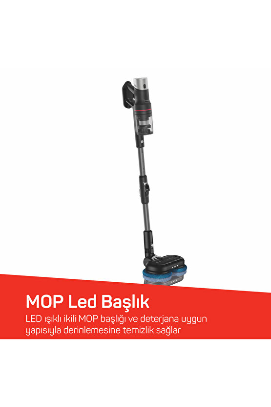 MagiClean HydroFlex Dikey Şarjlı Süpürge  Siyah - AR4210