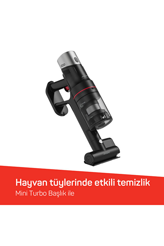 MagiClean HydroFlex Dikey Şarjlı Süpürge  Siyah - AR4210