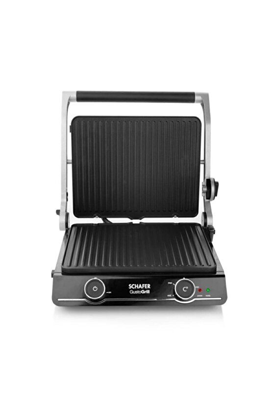 Gusto Grıll Izgara & Tost Makinesi - Siyah
