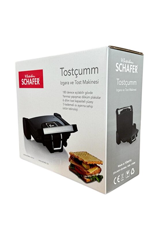 Tost Makinesi Tostçumm 1500w Inox