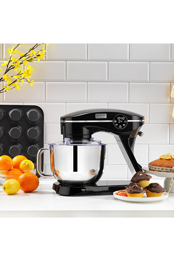 NeoCast Dijital Döküm Stand Mikser 6 L-Siyah