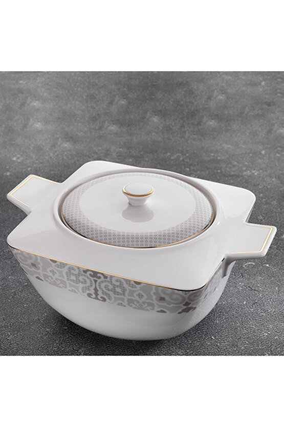 Glamor Point Yemek Takımı 60 Parça-Beyaz