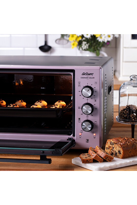 Cookart Color 50 L Çift Camlı Fırın - Dreamline - AR2034