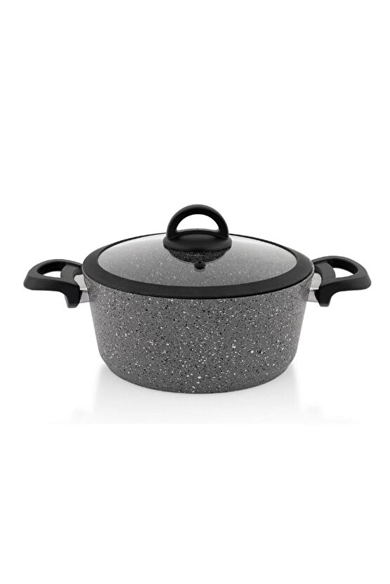 Cucina Granit Tencere Seti -7 Parça-gri