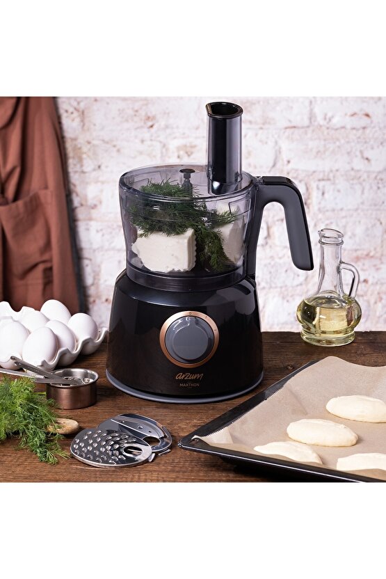 Maxthon Mutfak Robotu 1000W Siyah - AR1064