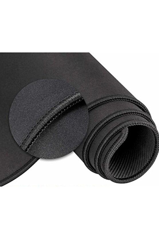 Oyuncu Mouse Pad Rakoon Desenli Mavi-siyah Oyuncu Mouse Pad 70x30 Cm Kaymaz Dikişli 1 Kalite